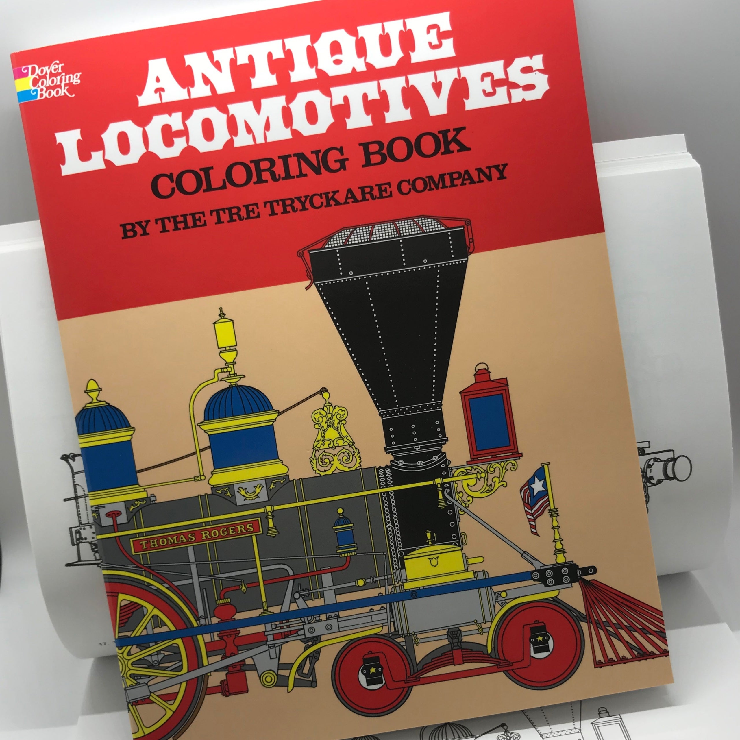 Antique Locos Coloring | Adult Coloring Book, Paperback Antique Locos ...